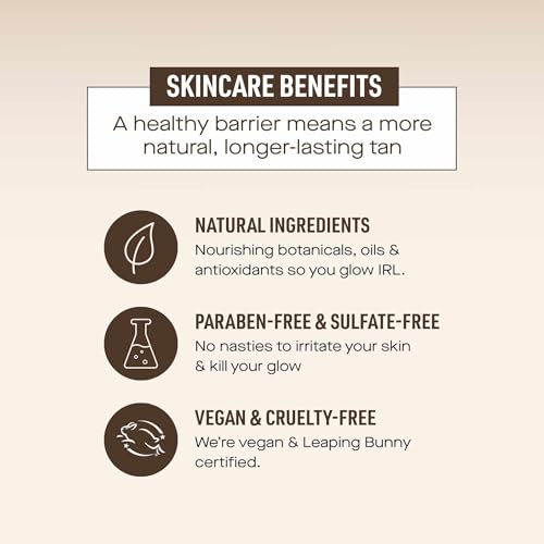 Nuda ToneFoam Olive Express Tanning Mousse | Pink & Red Undertone-Correcting Self Tan with PowerGlow+ Tan Boost Complex | Vegan & Cruelty Free | Streak-Free, Natural Looking Tan, (6.4 Fl Oz)