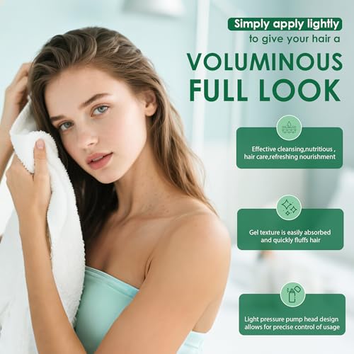 Travel-Size No Rinse Shampoo for Fresh, Clean Hair - 80ml