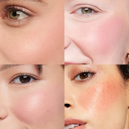 Bistopia Powder Blush Palette - 4 Pink & Peach Shades with Mirror