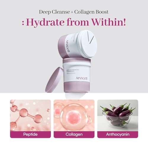 AROCELL Collagen Melting Balm - Korean Makeup Remover & Pore Cleanser