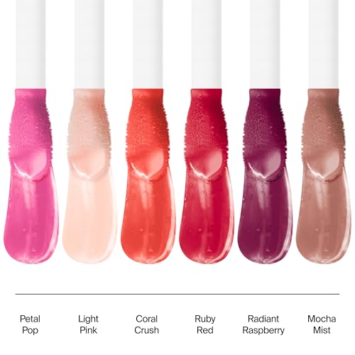 Neutrogena Hydro Boost Tinted Lip Oil with Hyaluronic Acid, Designed to Hydrate & Nourish While Providing a Luxurious Pop of Color for Fuller-Looking Lips, Mocha Mist, .2 fl. oz