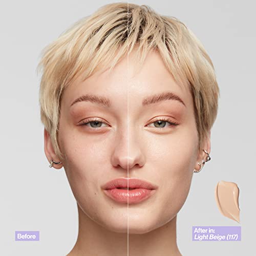 Revlon Illuminance Skin-Caring Liquid Foundation, Hyaluronic Acid, Hydrating and Nourishing Formula with Medium Coverage, 209 Buff Beige, 1 fl oz