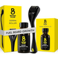 Beard Growth Derma Roller Kit with 540 Titanium Needles & Oil