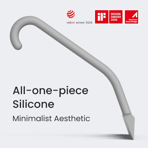 Shower Squeegee for Glass Doors - 10 Inch Silicone Streak-Free