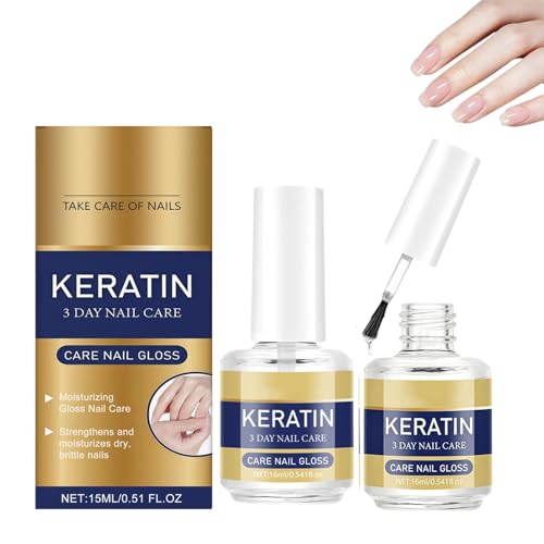 Keratin Nail Strengthening Oil - 2 Pcs Set