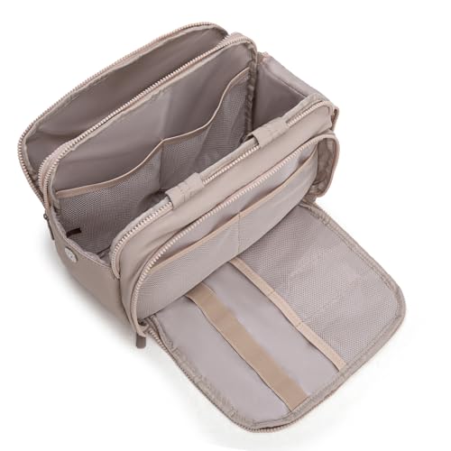 Montana West Large Travel Toiletry Bag with Brush Holder
