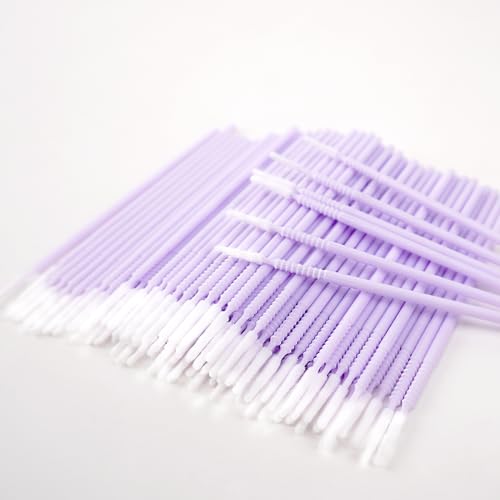 Eyelash Extension Microswabs Purple 200 pcs - Precision Lash & Beauty Tool