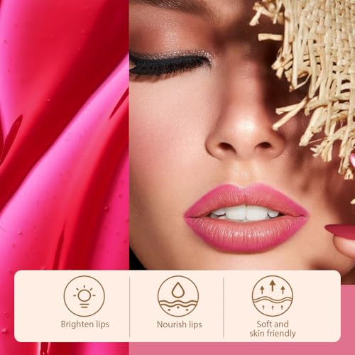 KXmzeG Matte Peel-Off Lip Stain & Lip Liner - Long Lasting Waterproof Lip Gloss