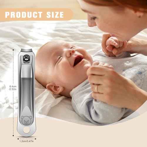 FERYES Kids Nail Clippers - Small Jaw Precise Baby Nail Trimmer Fingernail Clippers for Toddler, Child, Infant - Safe & Precise Nail Grooming Tool for Baby