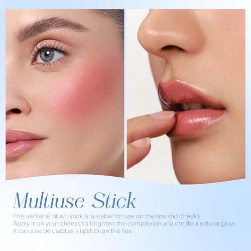 SPF 50 Blush Stick for Lips & Cheeks - Multi-Color Balm
