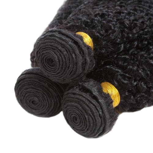 Deep Curly Wave Human Hair Bundles - 16, 18, 20 Inch, 300g