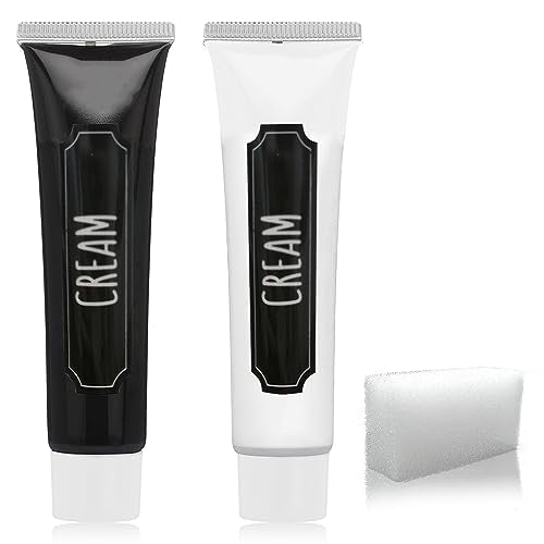 Black & White Face Paint Kit for Halloween SFX Makeup