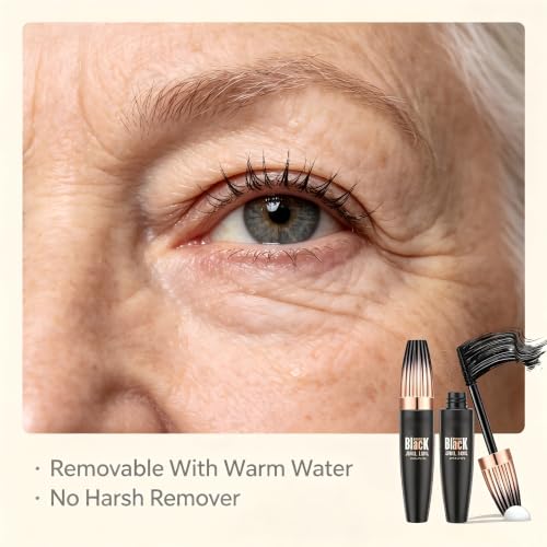 4D Silk Fiber Tubing Mascara for Mature Lashes