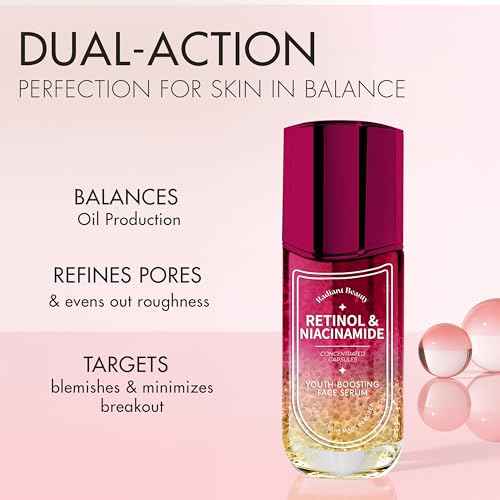 Retinol Serum for Face with Niacinamide ? Dermatologist Tested, Anti-Aging, Korean Skin Care ? Smooths Texture, Reduces Redness, Calms Sensitivity ? Clean Vegan Formula ? 1.69 fl oz