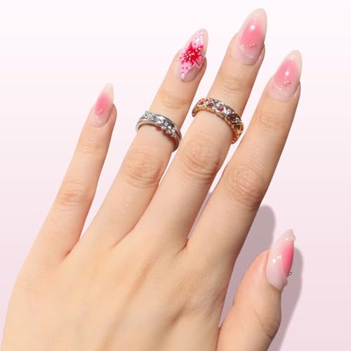 Nail Reformation Blushing Conch Press-On Nails Kit - Soft Pink Ombré with 3D Shell Accents
