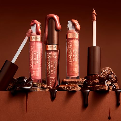 Eveline Coco Glamour Velvet Lipstick - Long-Lasting Vinyl Gloss
