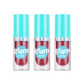 NICKA K Glam Lip Oil - Tinted Lip Gloss, Long Lasting, Sangria 3 Pack