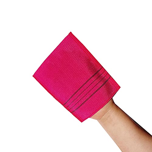 Korean Exfoliating Bath Mitt - Remove Dead Skin (Pack of 4)