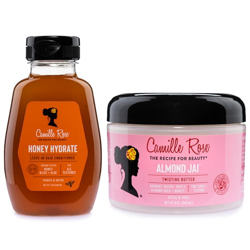Camille Rose Honey Hydrate Leave-In Conditioner & Almond Jai Twisting Butter