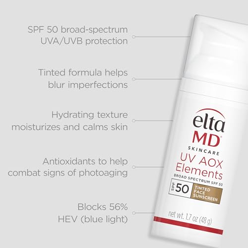 UV AOX Elements Tinted Mineral Face Sunscreen SPF 50