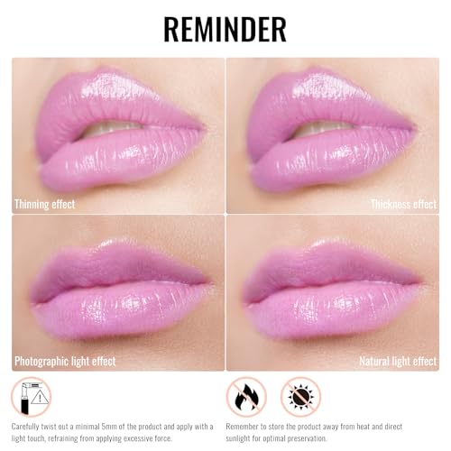 Oulac Pinky Purple Moisturizing Lipstick - Vegan Hydrating Lip Tint