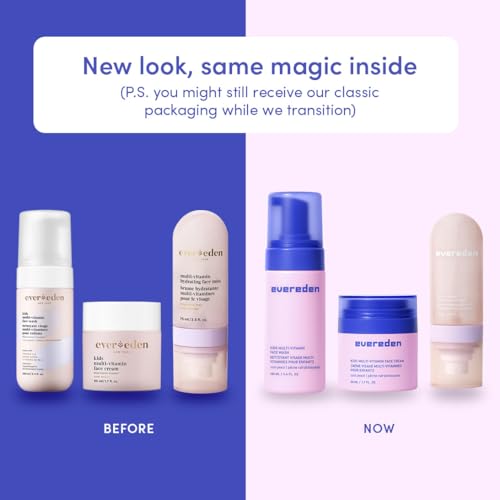 Evereden Kids Face Mist, Wash & Cream Set - Dermatologist-Tested Hydration