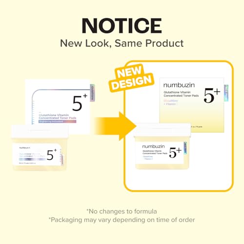 Numbuzin No.5 Vitamin Niacinamide Double-Sided Facial Pads 70ct