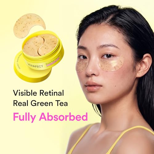Retinal Green Tea Eye Patches - Anti-Wrinkle Hydrogel Mask, 60 Count