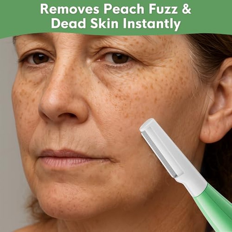 Sonic Dermaplane Razor for Women Face - 3 Speed Facial Exfoliator