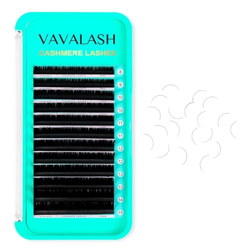 VAVALASH Cashmere Lashes 0.15mm - Premium Matte Black Eyelash Extensions