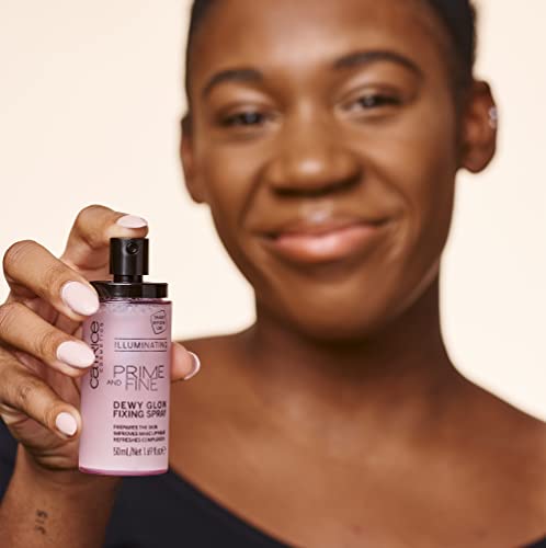Catrice Prime & Fine Dewy Glow Spray & Under Eye Brightener Bundle