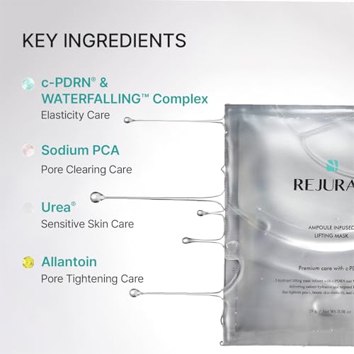 REJURAN Ampoule Infused Lifting Hydrogel Sheet Mask (4 Pack)