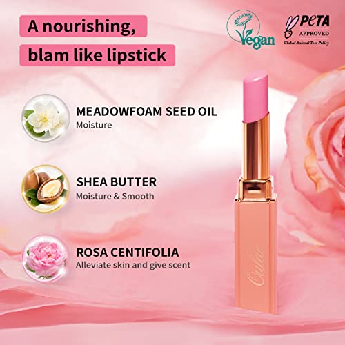 Oulac Pinky Purple Moisturizing Lipstick - Vegan Hydrating Lip Tint