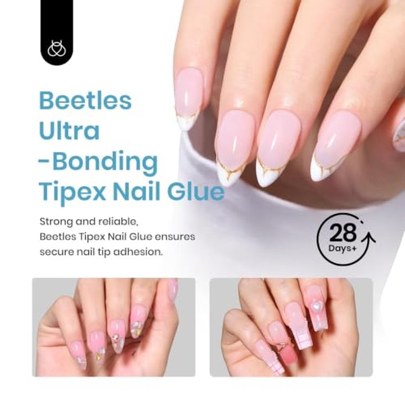 Beetles Tipex Nail Glue Gel - Super Strong 20g for Nail Tips