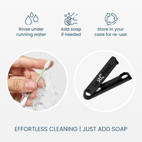 LastSwab Reusable Q-Tips for Makeup – Precision Silicone