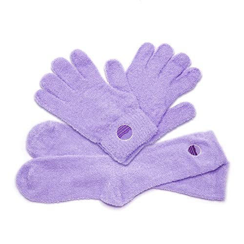 Purple Canyon Moisturizing Socks & Gloves Set - Aloe Vera & Vitamin E Spa