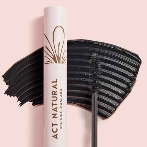 ColourPop Act Natural Defining Mascara - Clump-Free Black Mascara to Lift, Lengthen & Define Lashes - Made with a Soft, Flexible Brush - Black (0.3 oz)