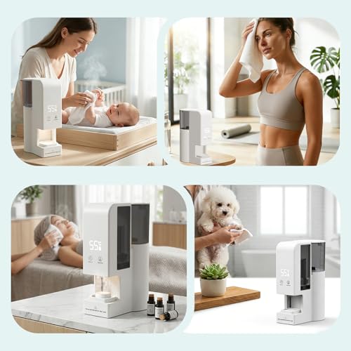 Hot Face Towel Warmer Machine – 55°C Instant Spa Towels