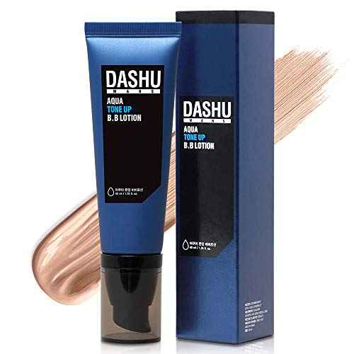 DASHU Aqua Tone Up B.B Lotion | Korean BB Cream for Men w/Seawater & Seaweed Extract | Hydrating BB Cream for Face | Men's Skin Care (1.35 fl oz)