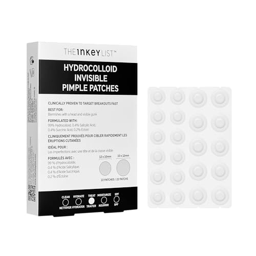 The INKEY List Hydrocolloid Pimple Patches with Salicylic Acid