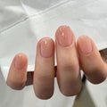 CurvLife Extra Short Soft Gel Press-On Nails - 32 PCS Nude