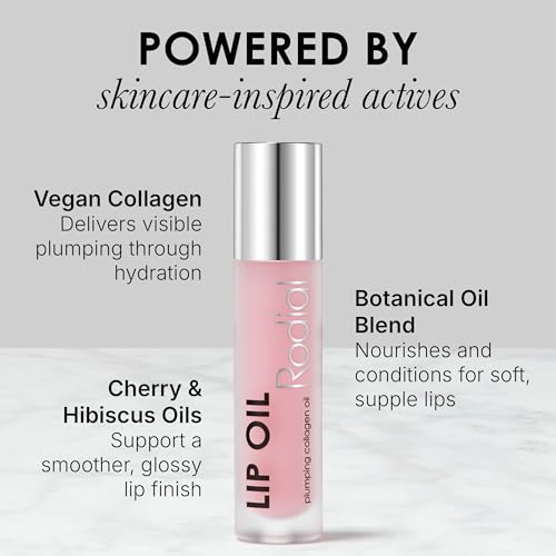 Rodial Plumping Collagen Lip Oil - Hydrating Vegan Lip Gloss