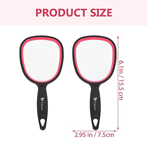 Handheld Mirror with Handle – Portable Makeup & Travel Mirror