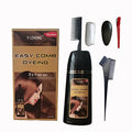 Dark Ash Blonde Hair Dye Shampoo with Comb