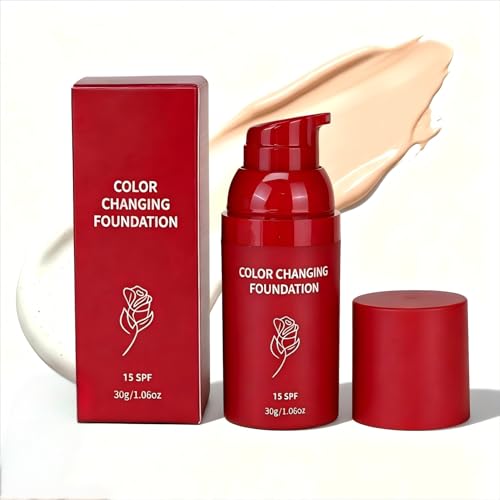 Color-Changing Foundation SPF 50 - Shade-Adaptive Liquid Makeup