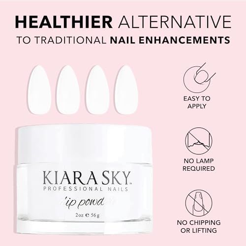 Kiara Sky Clear Dip Powder Essentials 2 oz - Protective Nail Powder