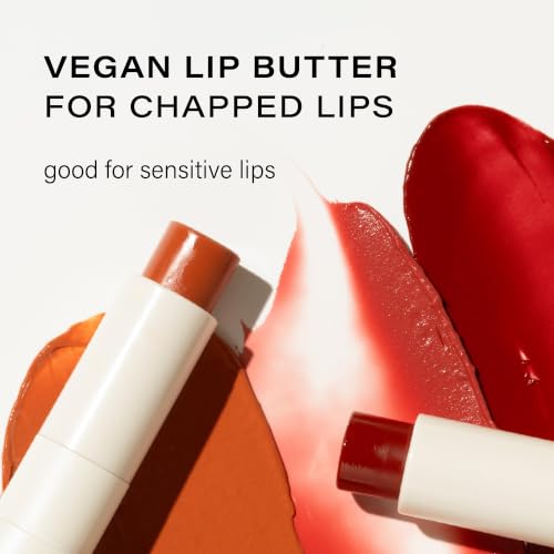 Melixir Vegan Lip Butter Nudy Rose Tinted Lip Balm for Dry Lips #2