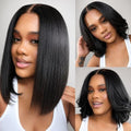 UNICE 10-Inch Yaki Straight Bob Wig – Glueless Lace Front, Pre-Plucked