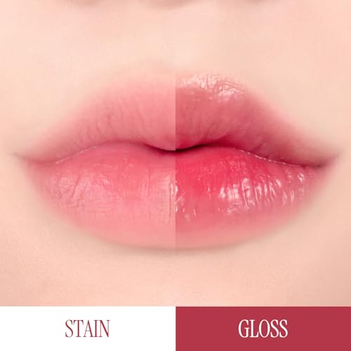 Pudding Glow Korean Lip Tint | Natural Lip Stain | Gloss to Stain | Long-Lasting & Non-Sticky | Lightweight Lip Tint | 0.14 oz. (07 COCO ROSE)