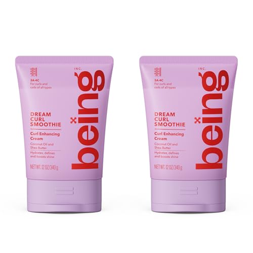 Being Dream Curl Smoothie - Curl Enhancing Cream 12 oz with Coconut Oil & Shea Butter